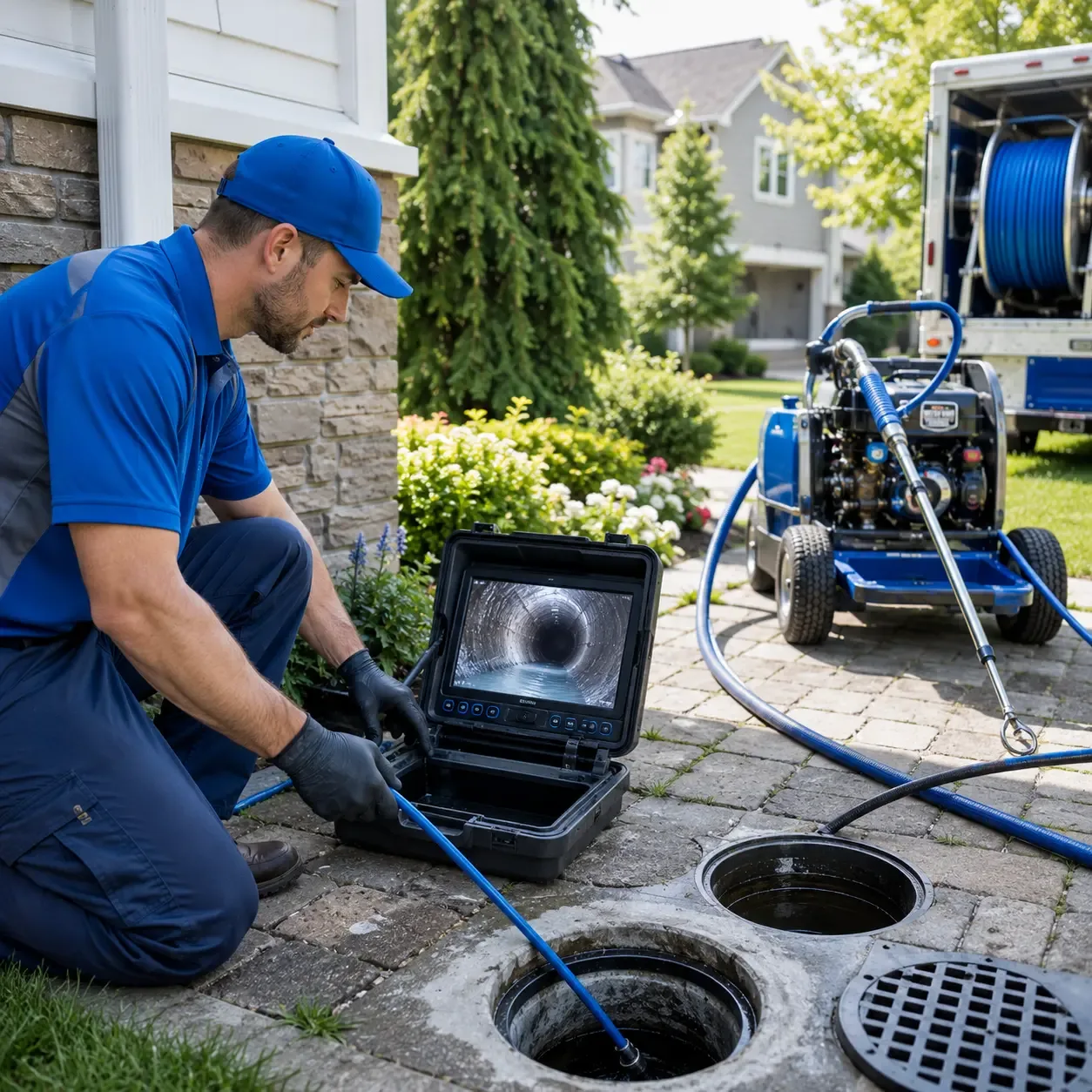 Outdoor drain cleaning professionals serving Royal Oak, MD